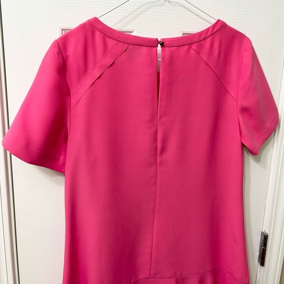 NWT Banana Republic Hot Pink Drop Waist Short Sleeve Dress Womens Size 8 - Picture 7 of 8